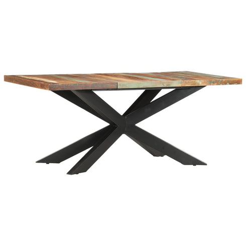 Mecham - Dining Table 1800 x 900 x 760 mm Solid Reclaimed Wood